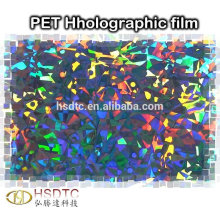 PET Metalizado Película Holográfica Película de Láser de Color de Alta Calidad